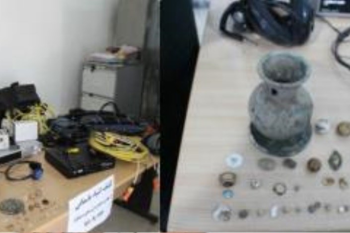 گشت بازرسی پلیس شاهرود از خودرو‌های عبوری/کشف اشیای عتیقه و سکه مربوط به دوران اسلامی 