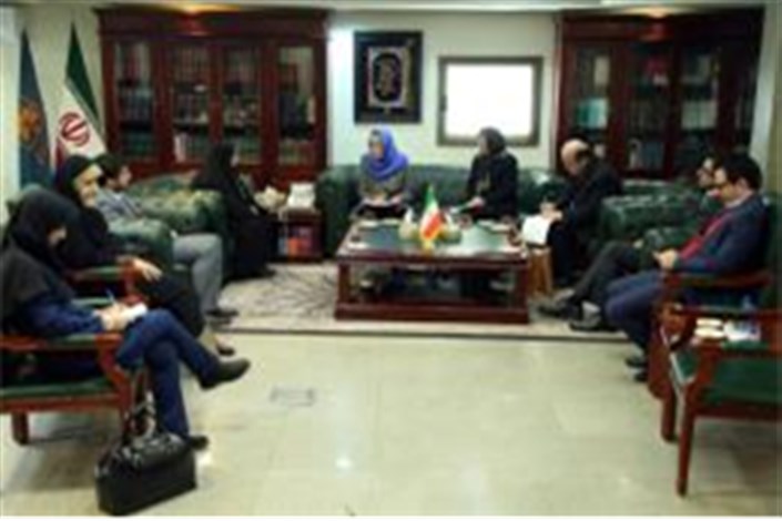 دیدار رئیس مرکز اطلاعات سازمان ملل  با اشرف بروجردی