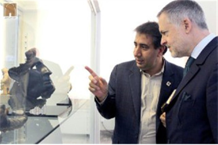 رئیس موزه بریتانیا از موزه ملی ایران بازدید کرد