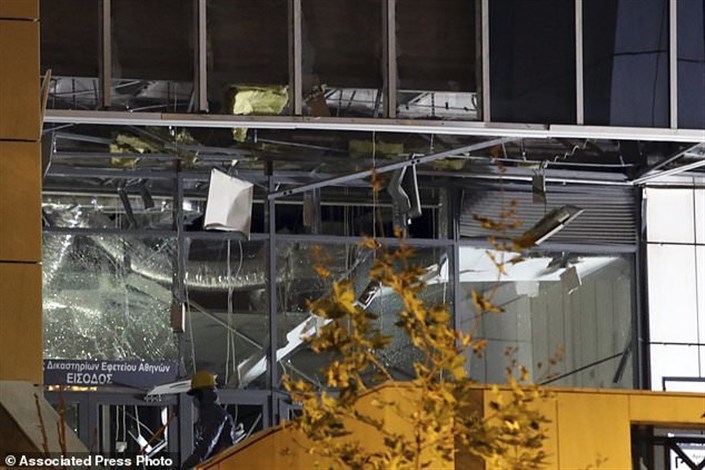 وقوع انفجار در ساختمان دادگاهی در یونان