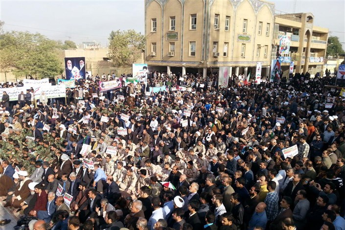 تقدیر ازحضور حماسی مردم خوزستان در مراسم بزرگداشت یوم الله 9 دی 