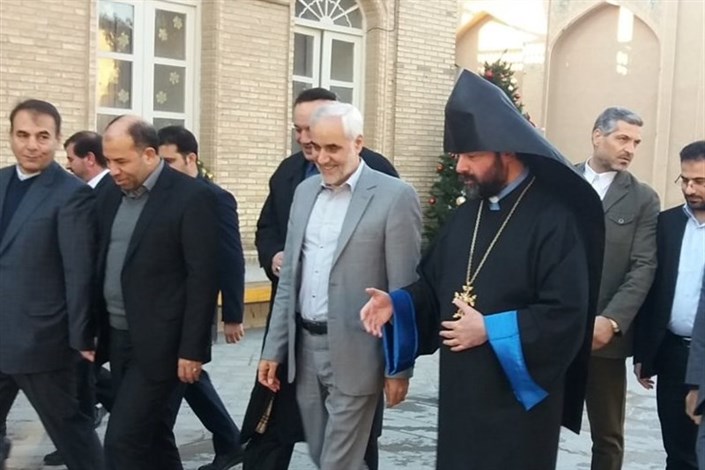 دیدار استاندار اصفهان با اسقف اعظم جنوب ایران