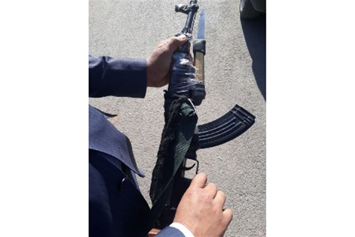 دستگیری سارق باغ مرکبات  که با اسلحه کلاشینکف اسباب بازی مردم را می ترساند