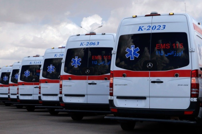 ۲۸۰دستگاه  آمبولانس در انتظار ترخیص از گمرک/۱۲۰ دستگاه آمبولانس مدرن در چرخه عملیات