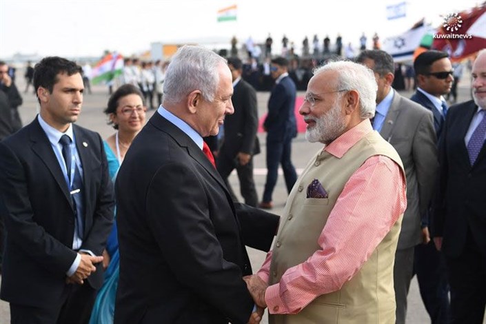 نتانیاهو وارد هند شد