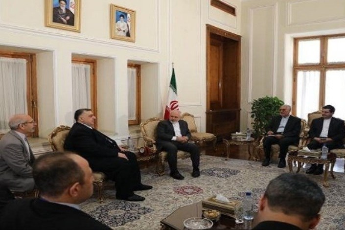 رئیس مجلس سوریه با ظریف دیدار و گفتگو کرد