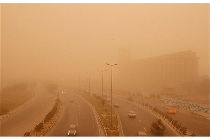 گرد و غبار در اکثر محورهای استان خوزستان/در کدام محورها محدودیت تردد وجود دارد؟