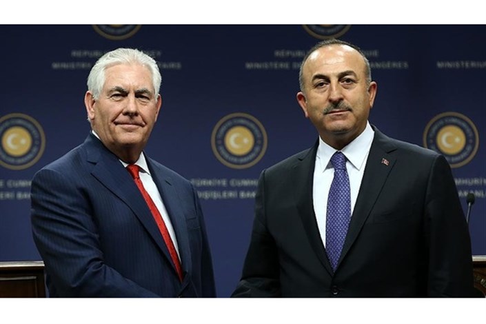 دیدار وزرای خارجه ترکیه و آمریکا در پاریس