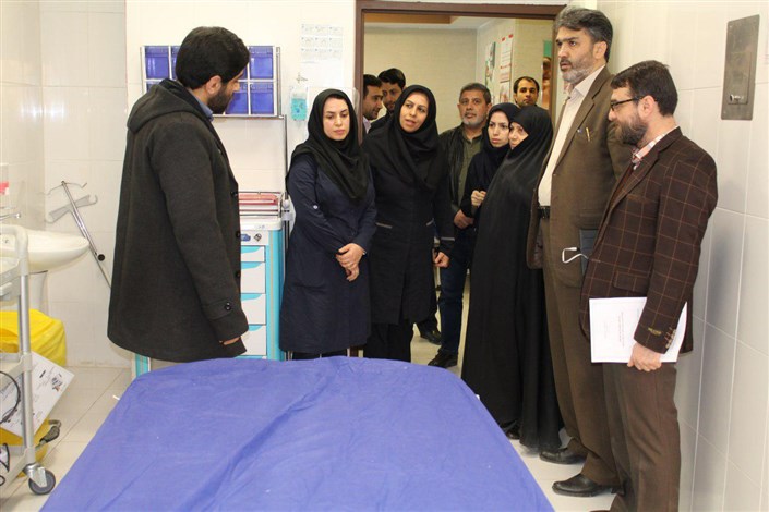  نمایندگان وزارت بهداشت،درمان و آموزش پزشکی از دانشگاه آزاداسلامی واحد مینودشت بازدید کردند