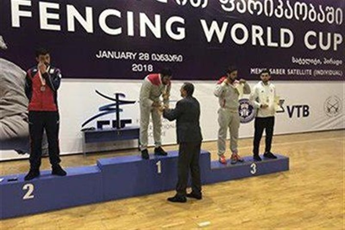 کسب مدال طلای مسابقات شمشیربازی گرجستان توسط دانشجوی واحد رشت