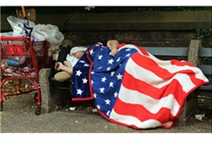  بی خانمان ها ی آمریکا در وضعیت بدی به سر می برند