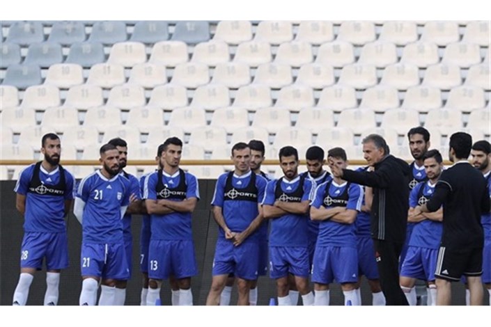 برگزاری آخرین جلسه تمرینی تیم ملی پس از هفته بیست و سوم لیگ برتر