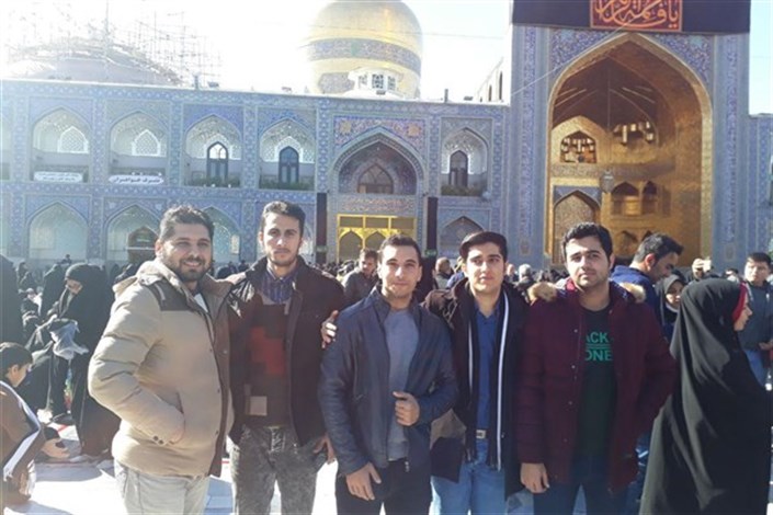 دانشجویان معتکف دانشگاه آزاد اسلامی علی‌آباد کتول راهی مشهد مقدس شدند