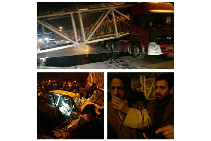 اسامی مصدومان و  فوتی های سقوط پل عابر پیاده 
