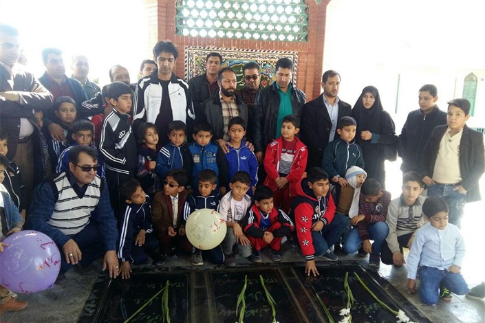 پیاده روی پدران و پسران در مدرسه پسرانه سما دانشگاه آزاد اسلامی بافق
