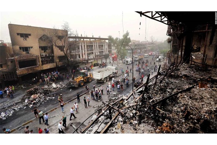 ۱۵کشته و زخمی طی انفجار بمب در الرمادی عراق