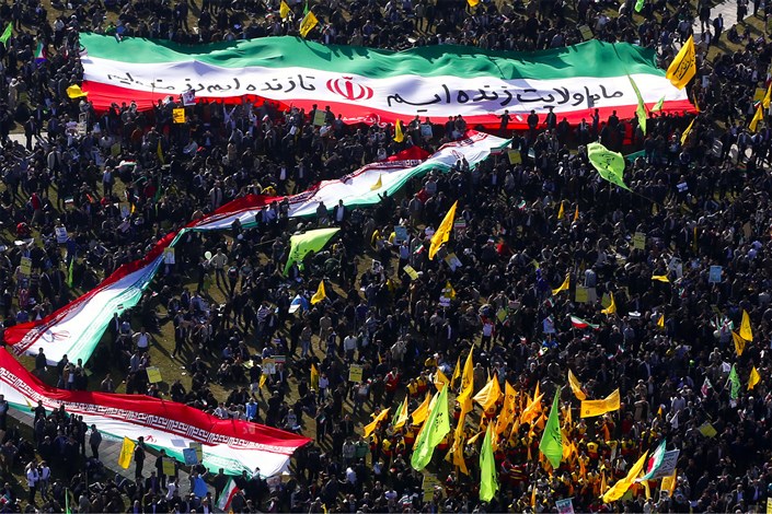   جوییش‌پرس: ایرانی‌ها با تمسخر آمریکا، چهلمین سالگرد انقلاب را جشن گرفتند