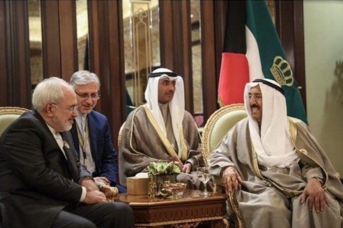 ظریف بر افزایش تماس‎های مستقیم مقامات ایران و کویت تاکید کرد
