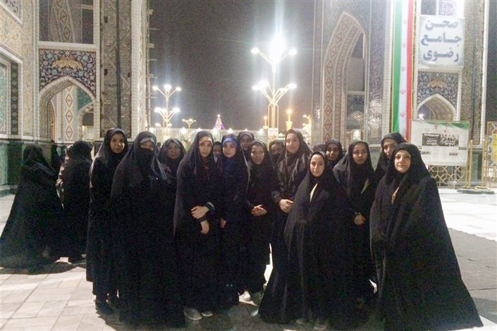 اعزام دومین گروه دانشجویان معتکف واحد علی آباد کتول به مشهد مقدس