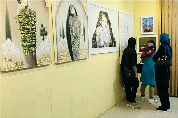 برپایی نخستین نمایشگاه طراحی و آثار نقاشی دانشجویان واحد علی آباد کتول