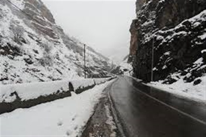 بارش برف و باران در محورهای آذربایجان شرقی و غربی و کردستان