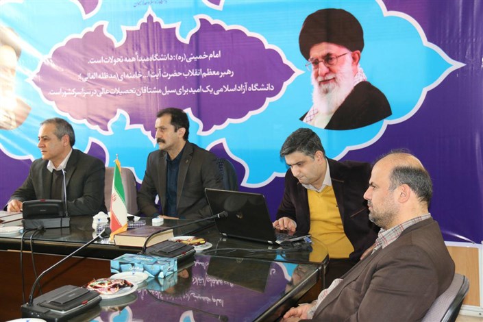 دیدار رئیس بنیاد نخبگان استان گیلان با رییس و مسئولین دانشگاه آزاد اسلامی واحد لاهیجان