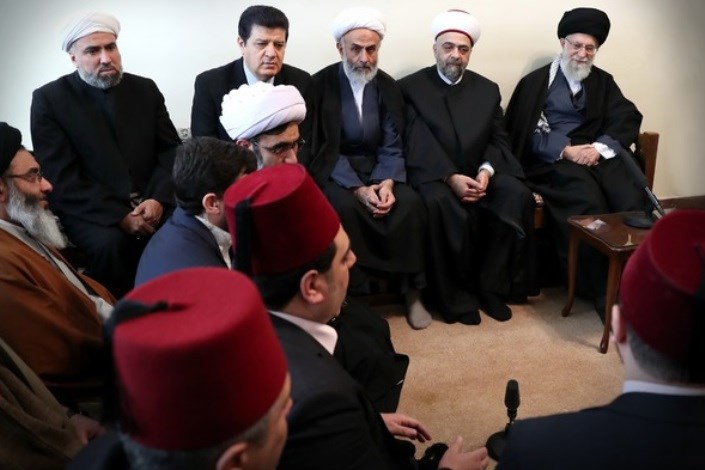 وزیر اوقاف سوریه و هیأت همراه با رهبر انقلاب دیدار و گفت‌وگو کردند