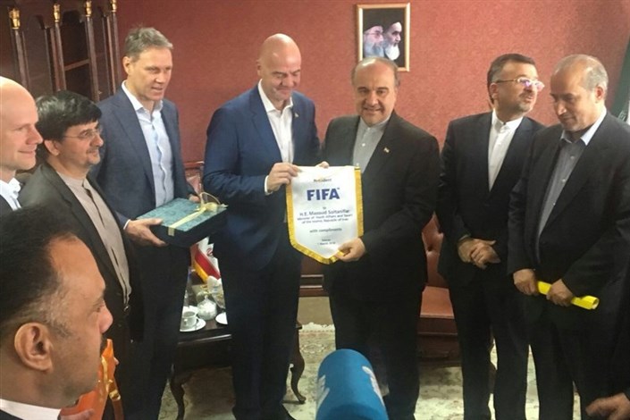 اینفانتینو بعد از سفر به تهران در مورد استفاده از ویدیوچک در جام جهانی تصمیم می‌‌گیرد