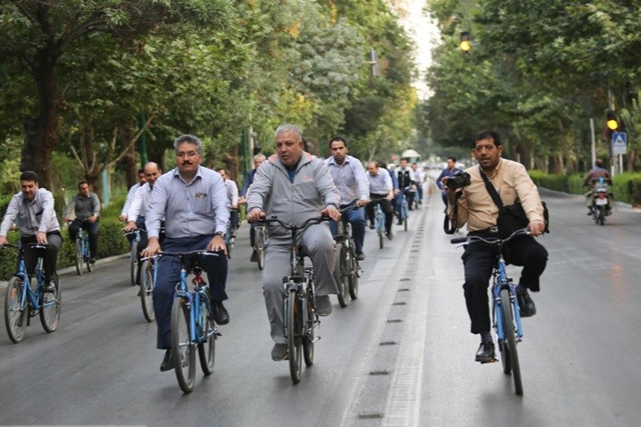 اجرای طرح دوچرخه سواران جوان در منطقه 7