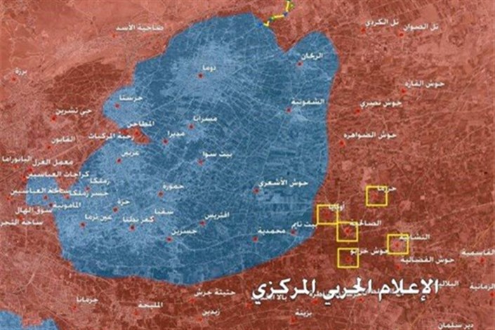 پیشروی  فوق العاده ارتش سوریه در غوطه شرقی