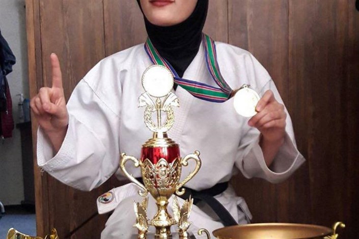 دانشجوی واحد اردبیل در اردوی انتخابی تیم ملی و المپیک کاراته