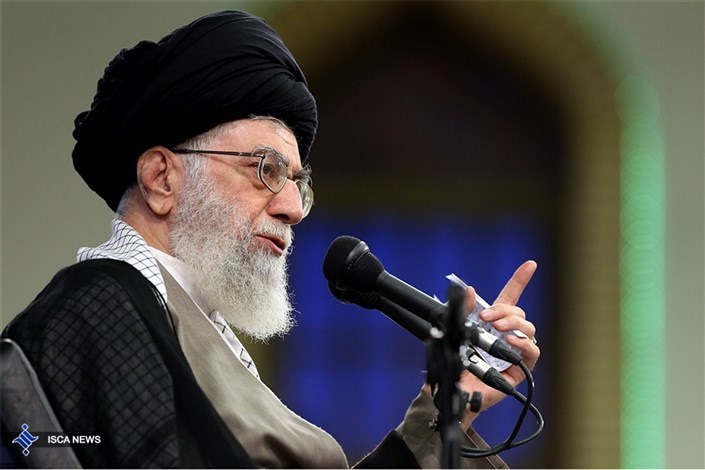 سخنرانی نوروزی رهبر انقلاب در رواق امام خمینی (ره) حرم رضوی