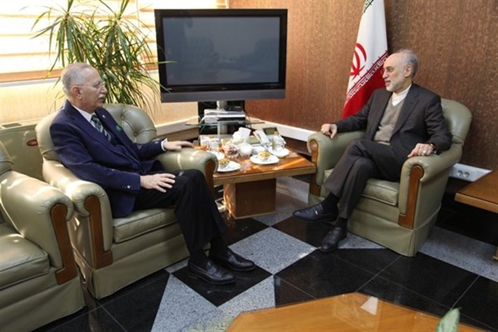 احسان اوغلو با رئیس سازمان انرژی اتمی دیدار و گفتگو کرد