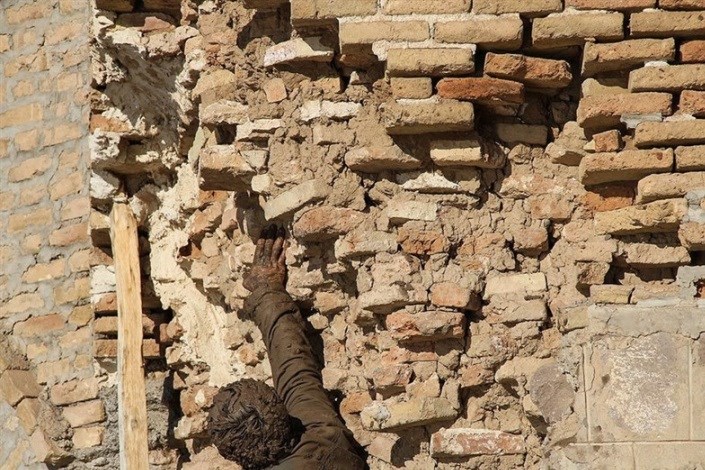 تخریب اثر تاریخی خانه فیروزه‌ای دزفول