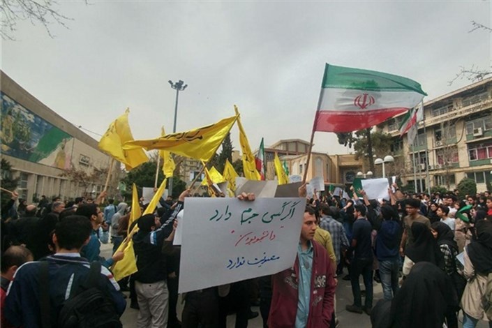 دانشجویان انقلابی دانشگاه امیرکبیر در اعتراض به هنجار شکنی‌ها تجمع کردند