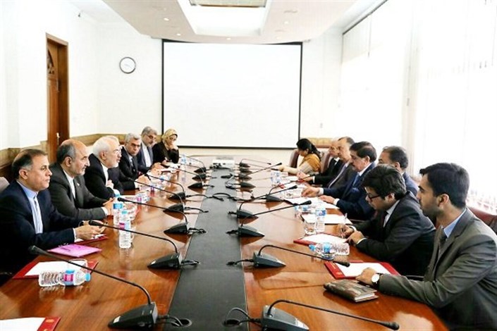 دیدار ظریف با مشاور امنیت ملی پاکستان