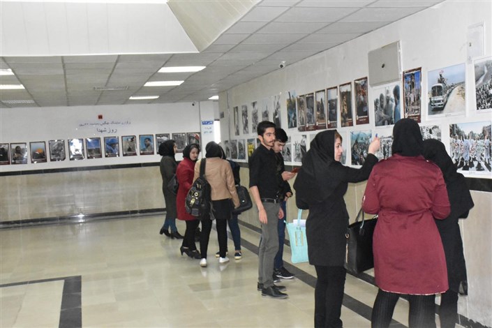 نمایشگاه عکس در دانشگاه آزاد اسلامی واحد بوکان برپا شد 