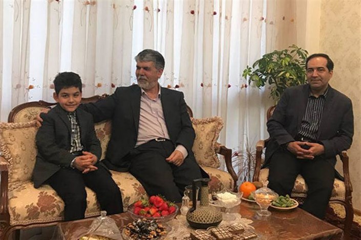 وزیر فرهنگ و ارشاد اسلامی به منزل مرحوم رضا مقدسی رفت