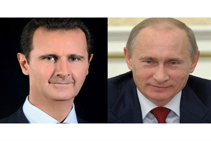 پیام تبریک اسد به مناسبت پیروزی  پوتین