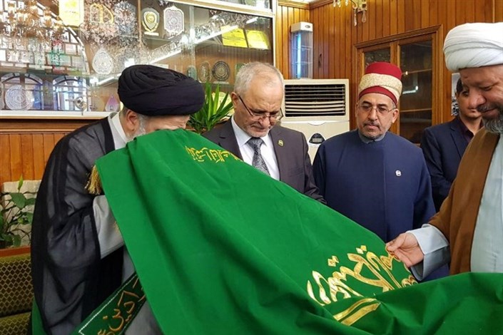 حضور حجت‌الاسلام رئیسی در اجلاسیه اعتاب مقدسه در کاظمین/ عکس