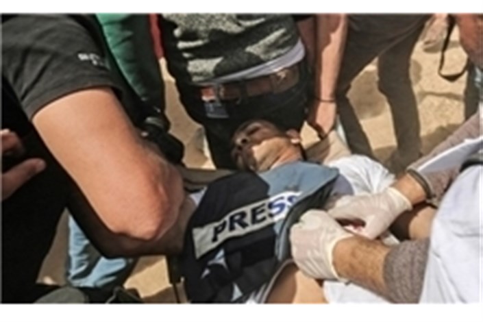 کشته شدن یک خبرنگار در تظاهرات نوار غزه