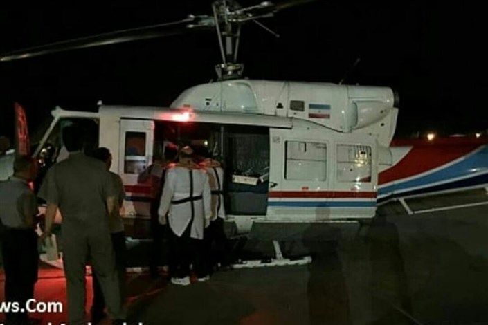 سقوط بالگرد فلات قاره در آبهای خلیج فارس / هلیکوپتر نجات نه تنها مصدومان را نجات نداد بلکه خود نیز سقوط کرد! 