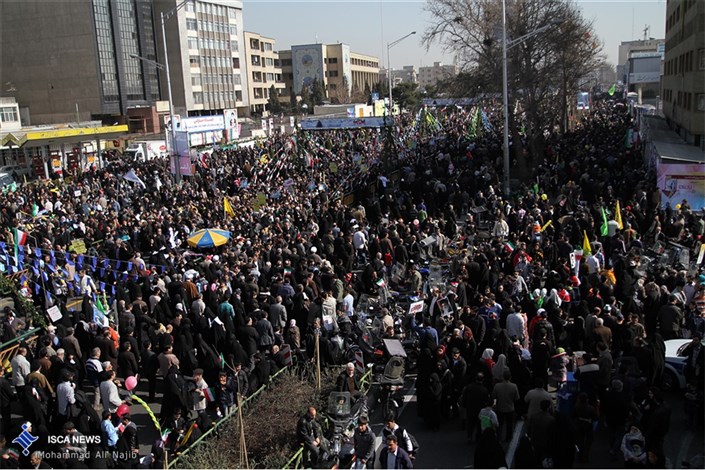 برگزاری راهپیمایی ضد آمریکایی نمازگزاران در مشهد و شهرهای استان خراسان رضوی 