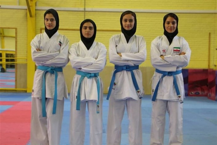  قهرمانی دختران جوان کاراته ایران با کسب ۲ طلا، یک نقره و یک برنز