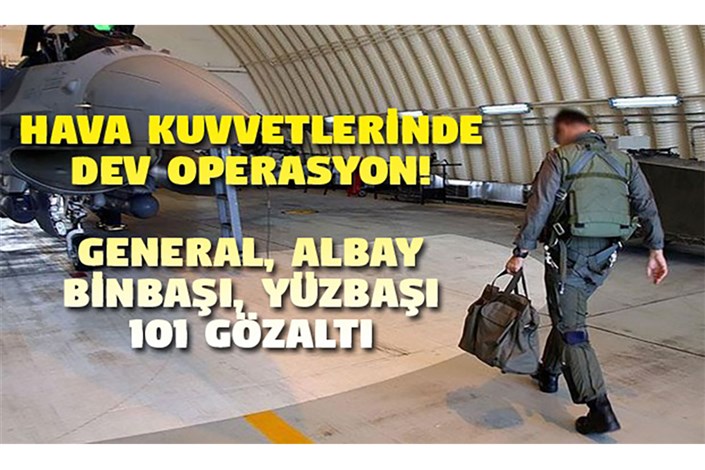 101 افسر نیروی هوایی ترکیه بازداشت می شوند