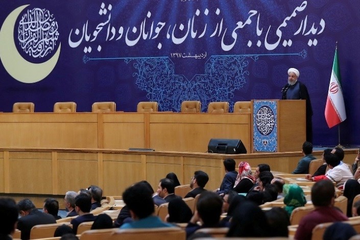 روحانی: مهمترین پیام انتخابات ۹۶ این بود که به عقب بر نمی گردیم