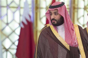 دیدار بن سلمان و مکرون در ریاض