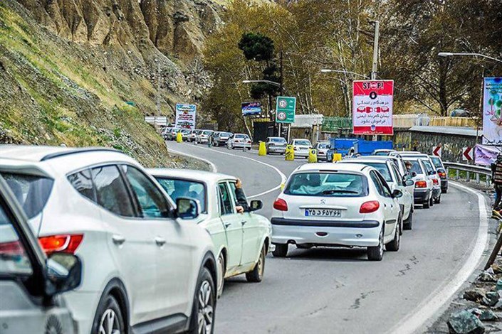 ترافیک در محور تهران-آمل سنگین است