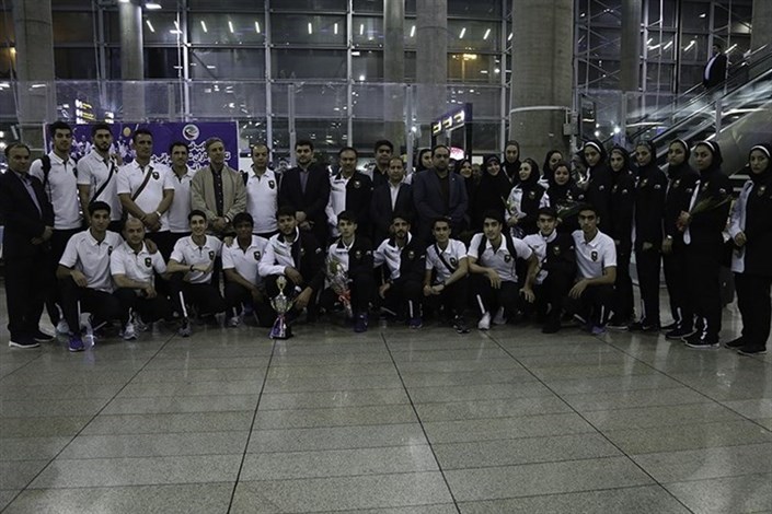 بازگشت تیم ملی تکواندو از مسابقات قهرمانی آسیا 