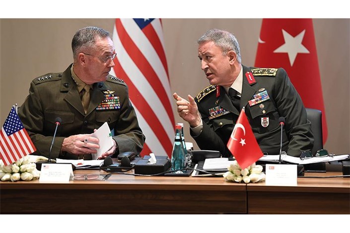 سوریه محور مذاکرات روسای ستاد ارتش ترکیه و آمریکا